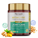 The Curen’s Arthrovive Joint Care Supplement with Boswellia Serrata,Glucosamine, Hyaluronic Acid, Vitamin D3 & B12, Calcium, Chondroitin & Turmeric | Joint Support Supplement for Healthy Joints, Bones & Cartilage | Pain Relief | 60 Veg Tablets